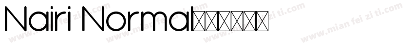 Nairi Normal字体转换